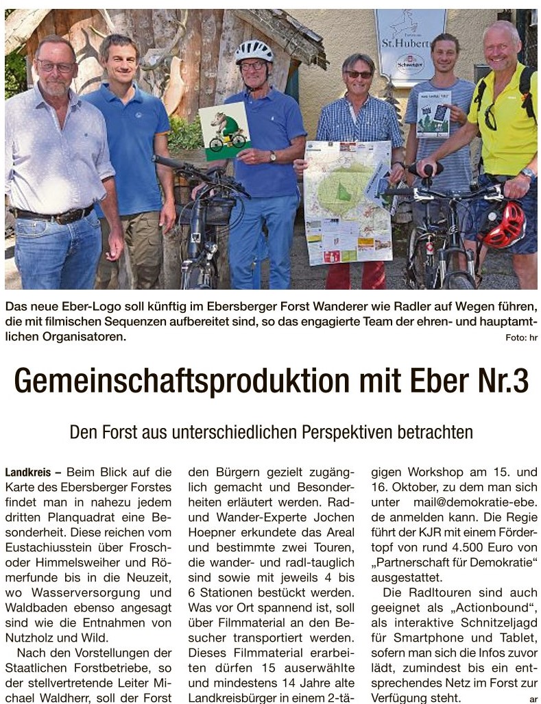 Read more about the article Fahradwege im Ebersberger Forst